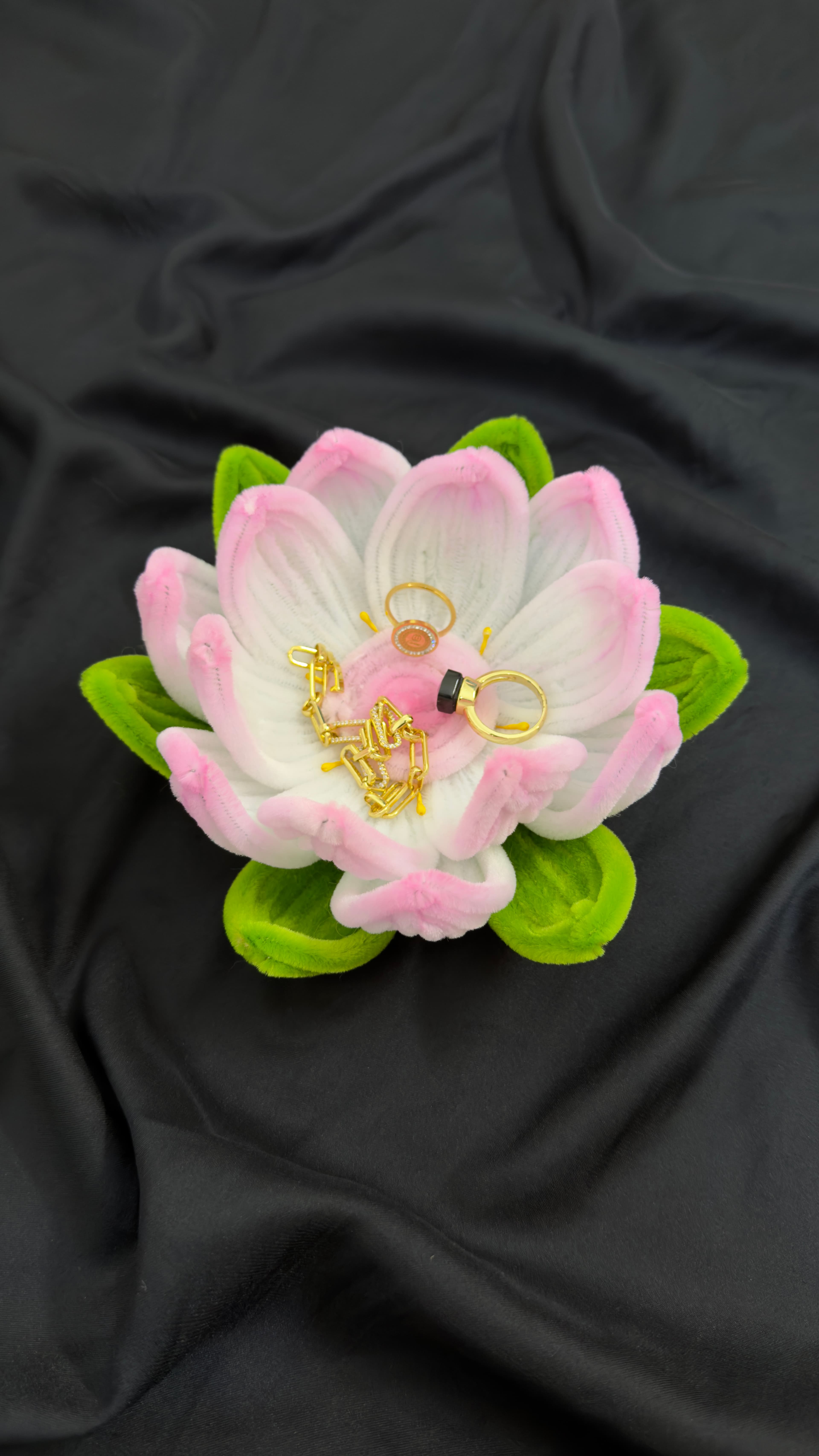 The Blush Lotus Jewlery Tray view 1