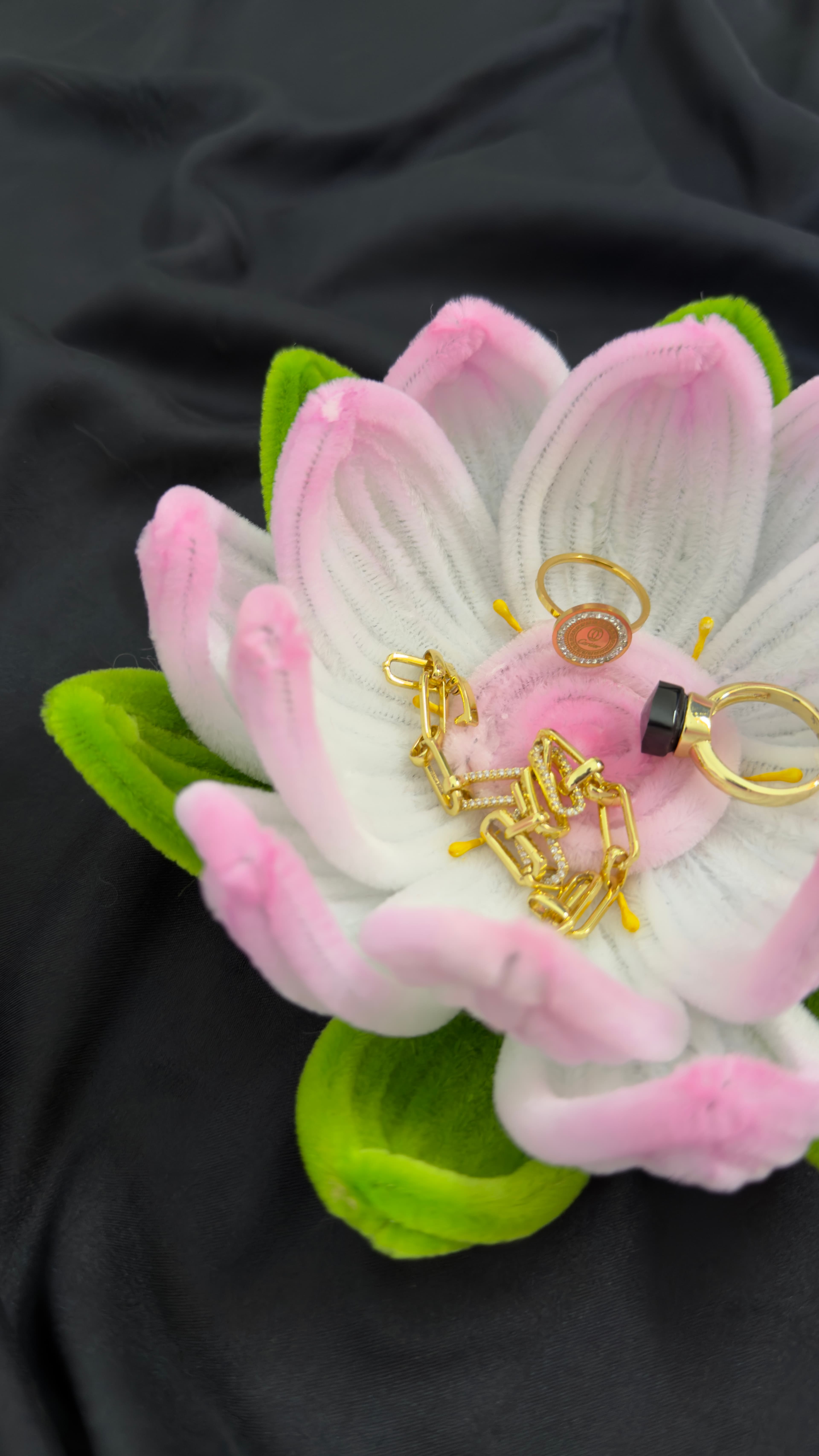 The Blush Lotus Jewlery Tray view 3